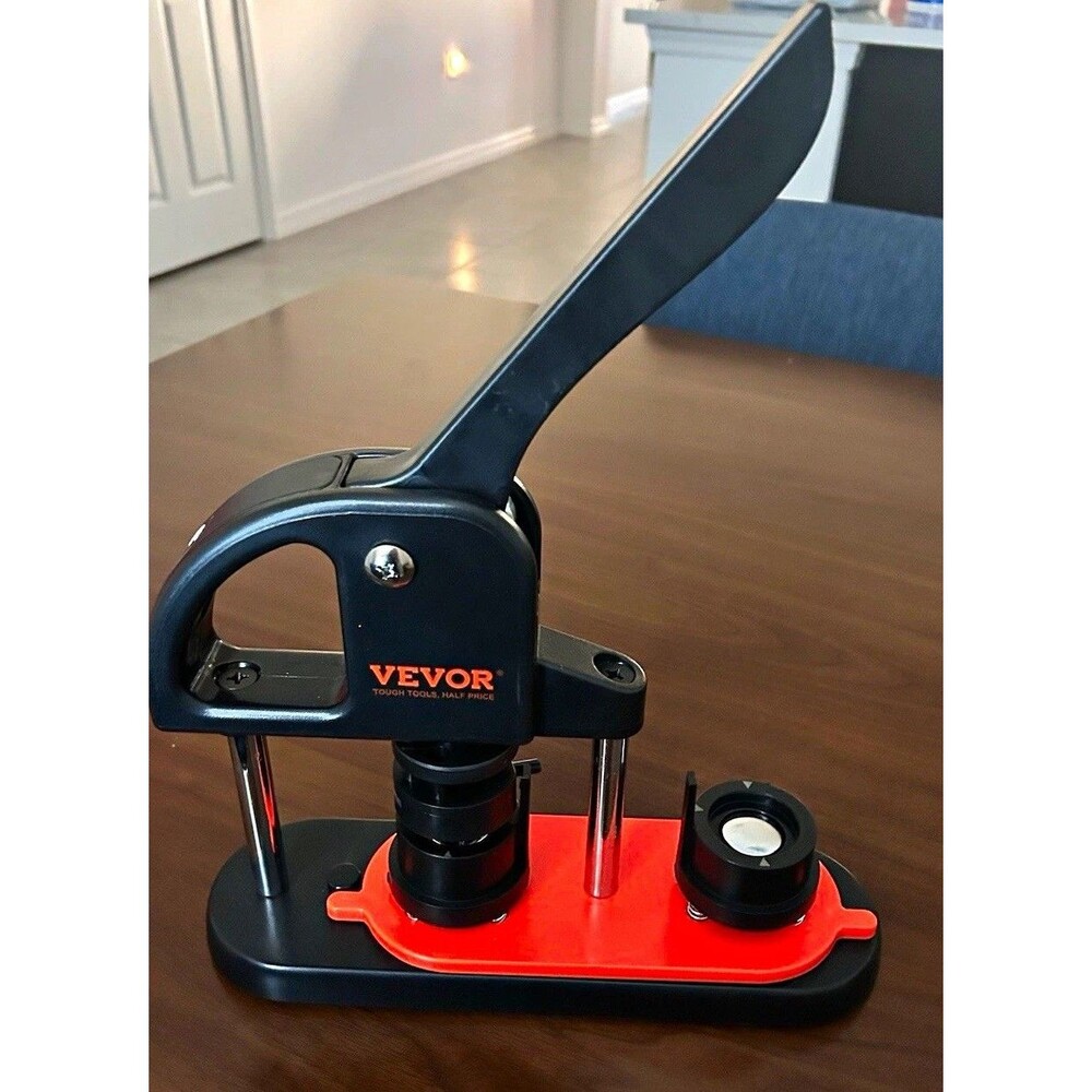 VEVOR Button Maker Machine Badge/Button Press Kit w/ Manual, Hex Key & Parts
